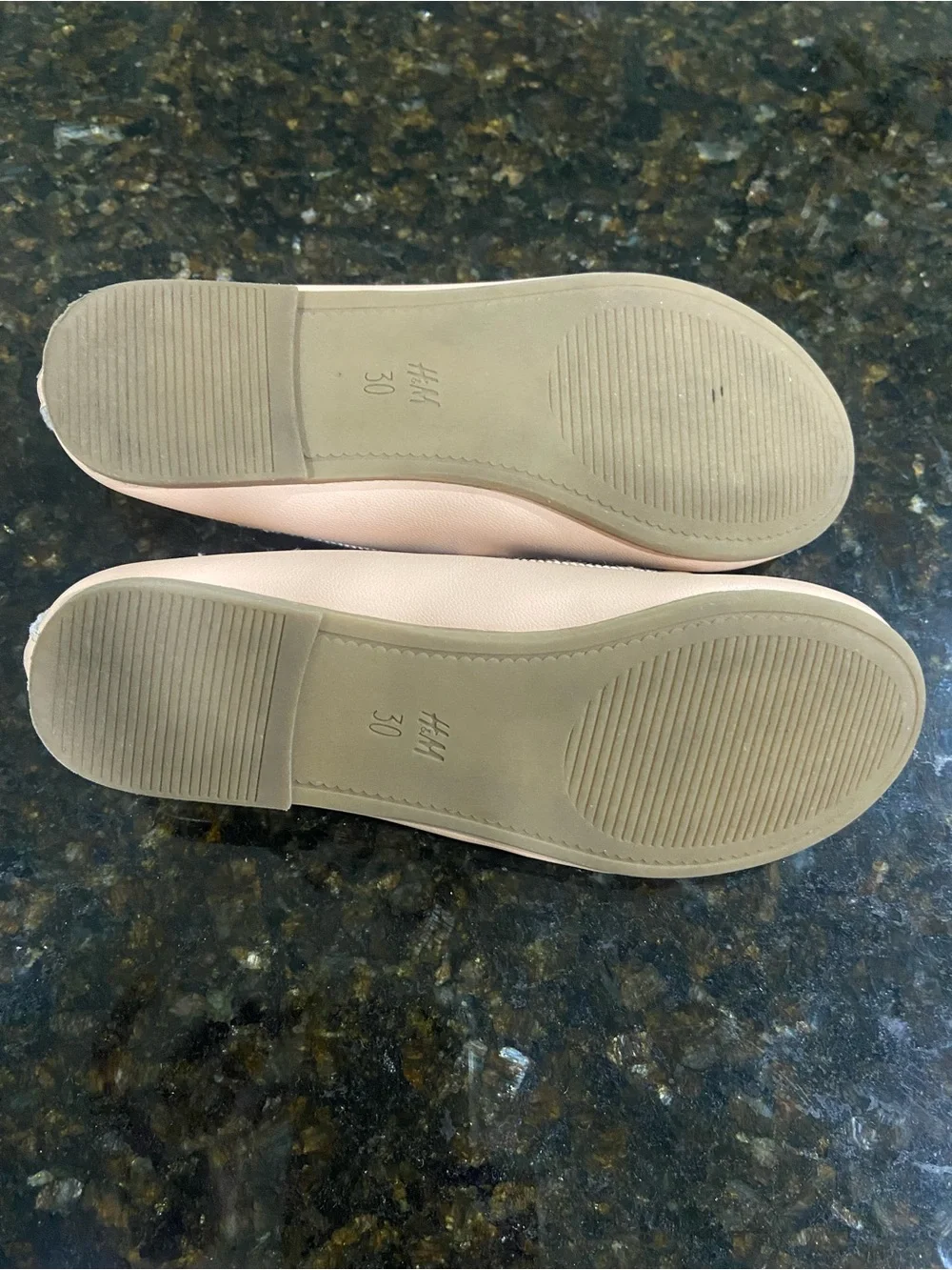 H&M Pale Pink Girls' Mary Jane Ballet Flats with Bow